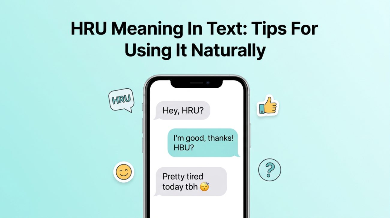 HRU Meaning In Text