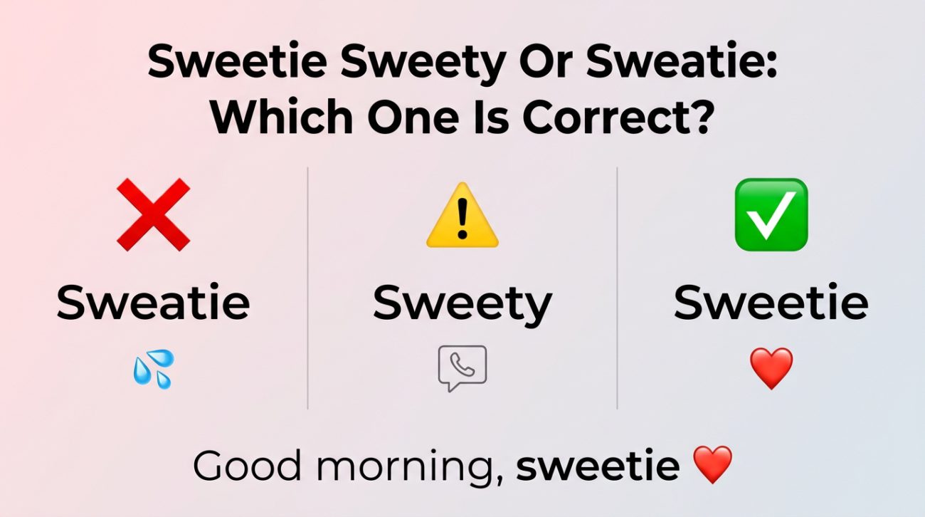 Sweetie Sweety Or Sweatie