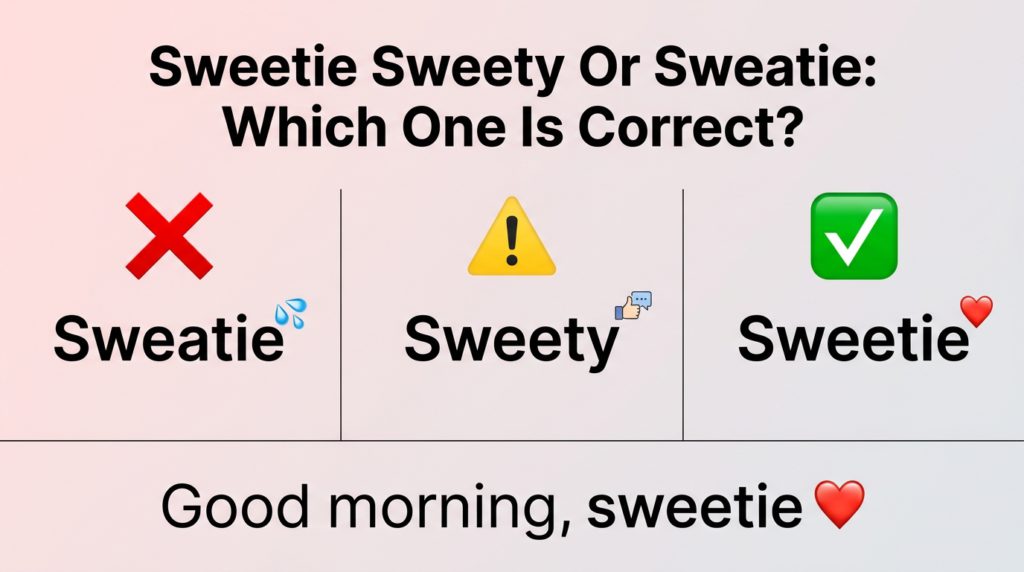 Sweetie Sweety Or Sweatie
